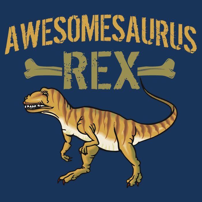 Awesomesaurus T-Rex Infant Baby Jersey Bodysuit