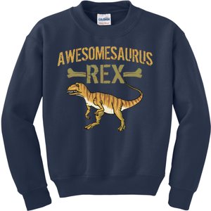 Awesomesaurus T-Rex Kids Sweatshirt