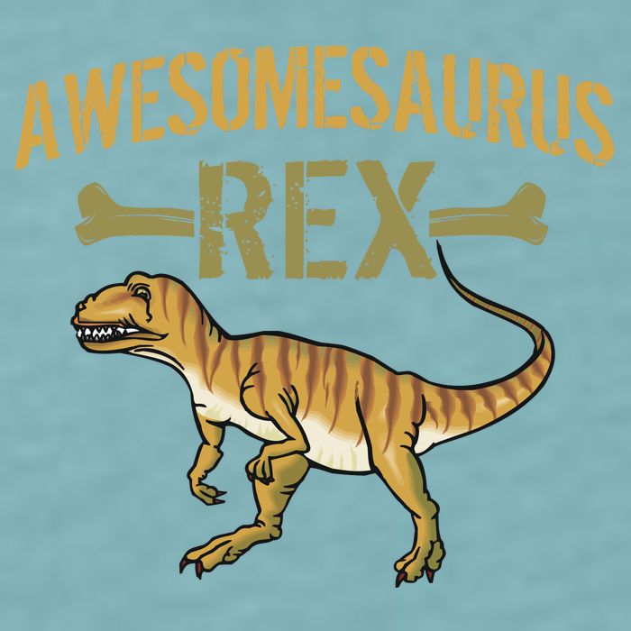 Awesomesaurus T-Rex Sueded Cloud Jersey T-Shirt