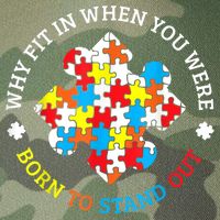 Autism Why Fit In When You Were Born To Stand Out Legacy Tie Dye Trucker Hat