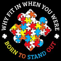Autism Why Fit In When You Were Born To Stand Out Impact Tech Backpack