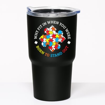 Autism Why Fit In When You Were Born To Stand Out Tumbler