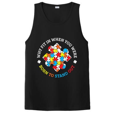 Autism Why Fit In When You Were Born To Stand Out PosiCharge Competitor Tank