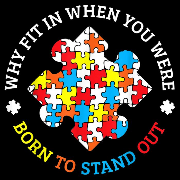 Autism Why Fit In When You Were Born To Stand Out Wool Snapback Cap