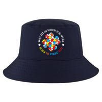 Autism Why Fit In When You Were Born To Stand Out Cool Comfort Performance Bucket Hat