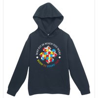 Autism Why Fit In When You Were Born To Stand Out Urban Pullover Hoodie