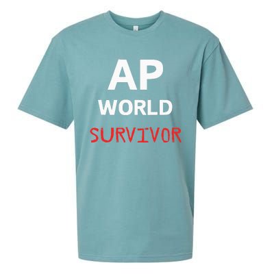 Ap World Funny Ap Class Survivor Sueded Cloud Jersey T-Shirt