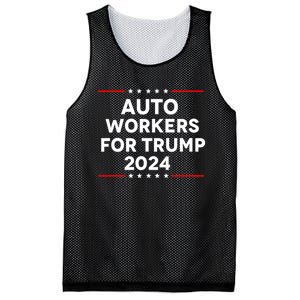 Auto Workers For Trump 2024 Mesh Reversible Basketball Jersey Tank