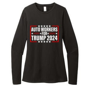 Auto Workers For Trump 2024 Womens CVC Long Sleeve Shirt