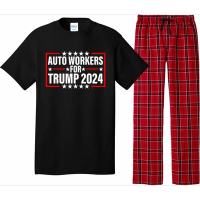 Auto Workers For Trump 2024 Pajama Set