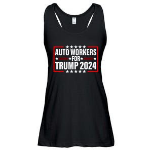 Auto Workers For Trump 2024 Ladies Essential Flowy Tank