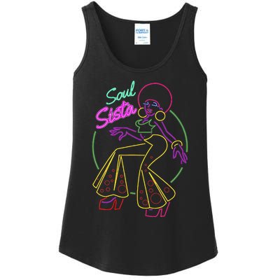 Artsy Womens Funk Vintage 70s Costume Afro Soul Music Ladies Essential Tank