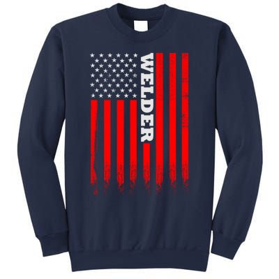 American Welder Flag Hoodie For Welding And Wo Back Sweatshirt