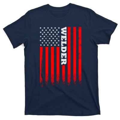 American Welder Flag Hoodie For Welding And Wo Back T-Shirt