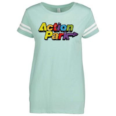 Action Water Funny Park New Jersey Enza Ladies Jersey Football T-Shirt