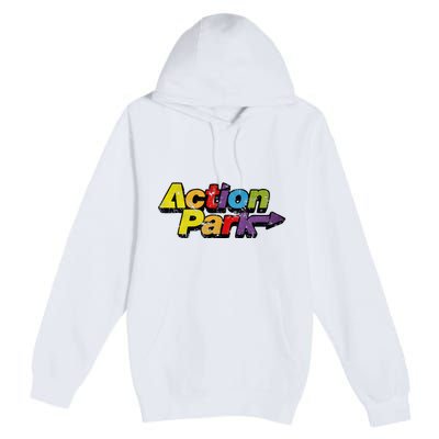 Action Water Funny Park New Jersey Premium Pullover Hoodie