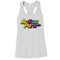 Action Water Funny Park New Jersey Women's Racerback Tank