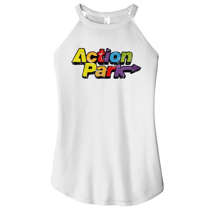 Action Water Funny Park New Jersey Women’s Perfect Tri Rocker Tank