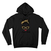 Aries Woman Face Leopard Bandana Wink Eye Hoodie