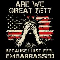 Are We Great Yet Cause I Just Feel Embarrassed Anti Trump Zip Tote Bag