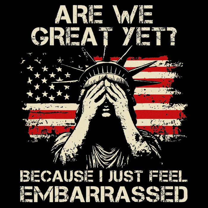 Are We Great Yet Cause I Just Feel Embarrassed Anti Trump Zip Tote Bag