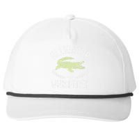 Alligator Whisperer Gator Crocodile Zoo Animal Lover Snapback Five-Panel Rope Hat