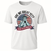 Are We Great Yet Cause I Just Feel Embarrassed Cooling Performance Crew T-Shirt