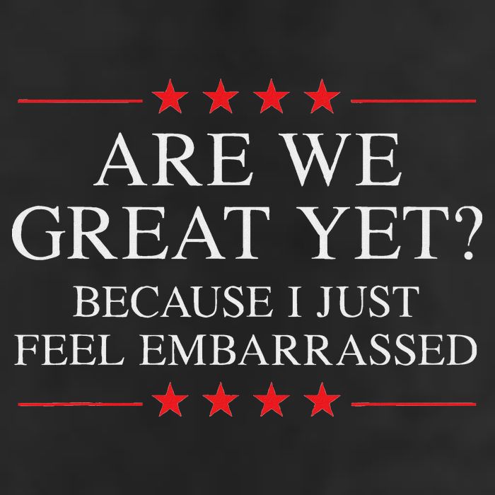 Are We Great Yet Because I Just Feel Embarrassed Resist Adult Drive Performance Visor