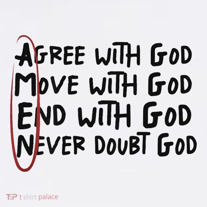 Agree With God Move With God End With God Never Doubt God Adult Drive Performance Visor