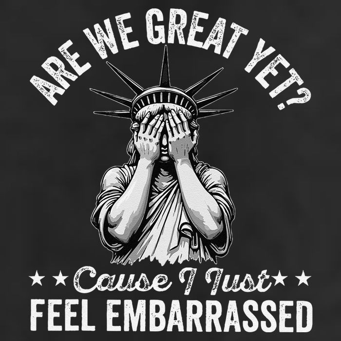 Are We Great Yet Cause I Just Feel Embarrassed Fun Democrat Adult Drive Performance Visor