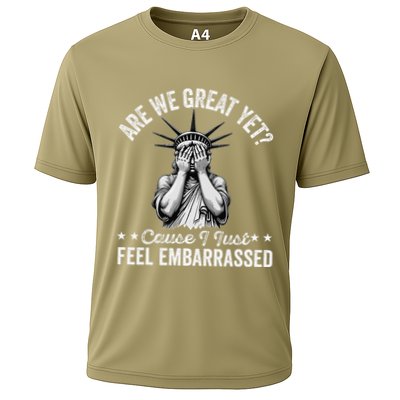 Are We Great Yet Cause I Just Feel Embarrassed Fun Democrat Performance Shirt