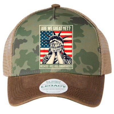 Are We Great Yet Because I Just Feel Embarrassed Legacy Tie Dye Trucker Hat