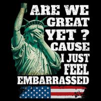 Are We Great Yet Cause I Just Feel Embarrassed Zip Tote Bag