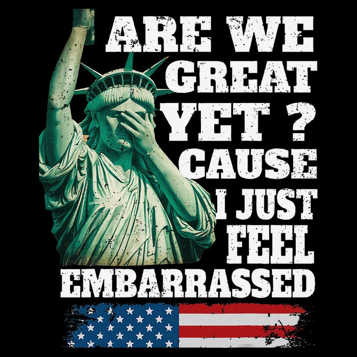 Are We Great Yet Cause I Just Feel Embarrassed Zip Tote Bag