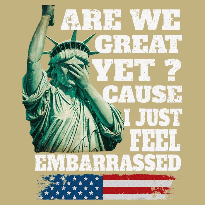 Are We Great Yet Cause I Just Feel Embarrassed Cooling Performance Crew T-Shirt