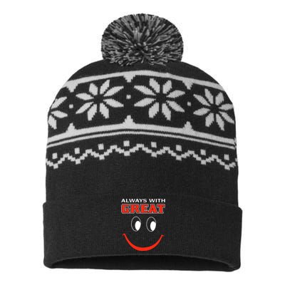 Always With Great USA-Made Snowflake Beanie