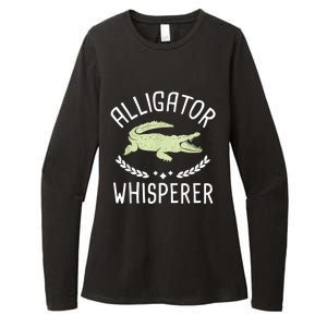 Alligator Whisperer Gator Crocodile Zoo Animal Lover Womens CVC Long Sleeve Shirt