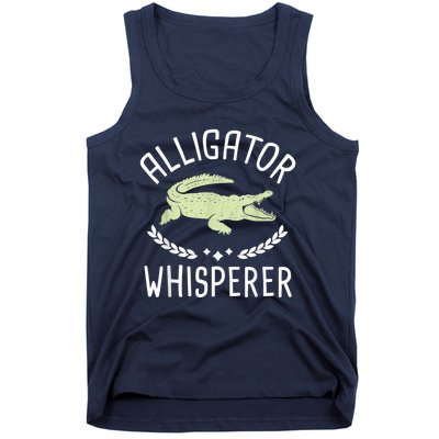 Alligator Whisperer Gator Crocodile Zoo Animal Lover Tank Top