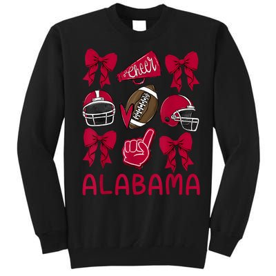 Alabama Women Girl Sister Niece Coquette Bow Tall Sweatshirt