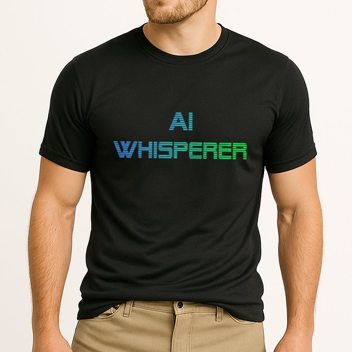 Ai Whisperer Geeky Tech Ai Artificial Intelligence Cooling Performance Crew T-Shirt