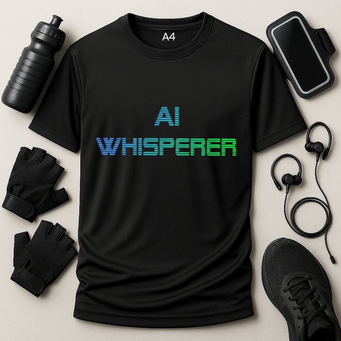 Ai Whisperer Geeky Tech Ai Artificial Intelligence Cooling Performance Crew T-Shirt