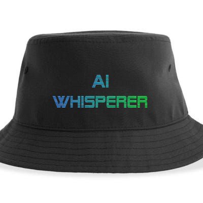 Ai Whisperer Geeky Tech Ai Artificial Intelligence Sustainable Bucket Hat