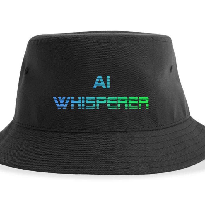Ai Whisperer Geeky Tech Ai Artificial Intelligence Sustainable Bucket Hat
