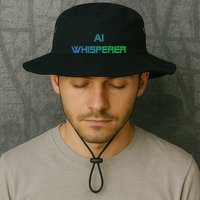 Ai Whisperer Geeky Tech Ai Artificial Intelligence Bucket Hat