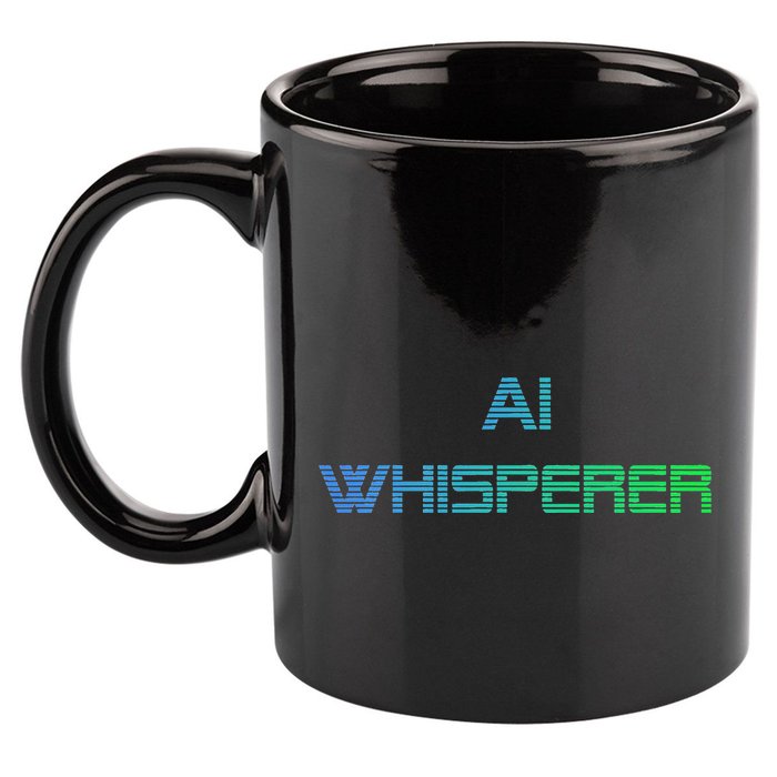 Ai Whisperer Geeky Tech Ai Artificial Intelligence 11oz C Handle Ceramic Mug