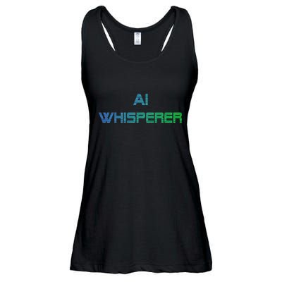 Ai Whisperer Geeky Tech Ai Artificial Intelligence Ladies Essential Flowy Tank