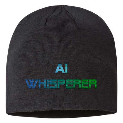 Ai Whisperer Geeky Tech Ai Artificial Intelligence Sustainable Beanie