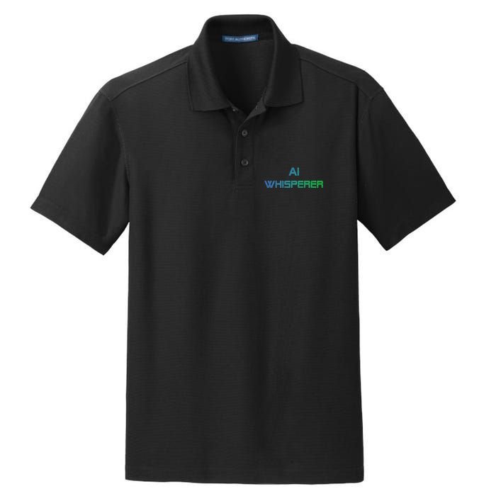 Ai Whisperer Geeky Tech Ai Artificial Intelligence Dry Zone Grid Polo