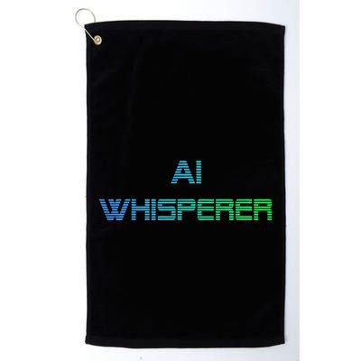 Ai Whisperer Geeky Tech Ai Artificial Intelligence Golf Towel