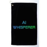 Ai Whisperer Geeky Tech Ai Artificial Intelligence Golf Towel